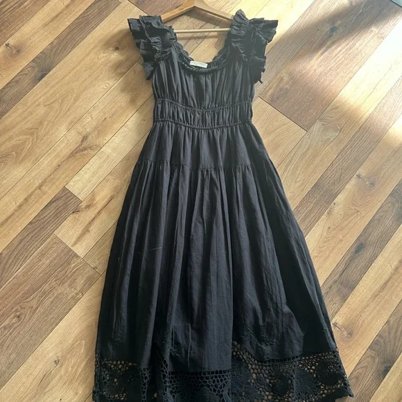 Ulla Johnson Black Maxi Dress - Picture 1 of 5